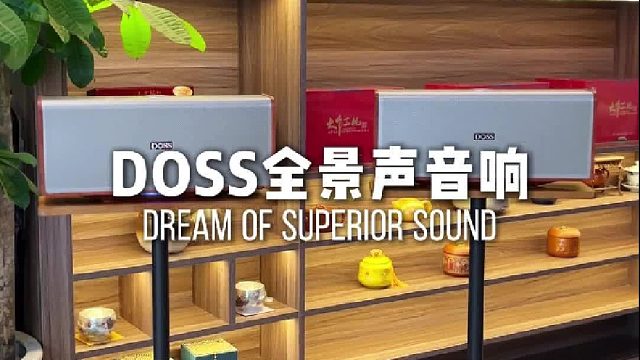 音响听着没感觉？试试DOSS全景声音响，音质太绝了