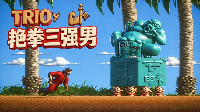 街机游戏《艳拳三强男》，这是什么玩意？