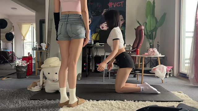 闺蜜监督我的训练 要健健康康的