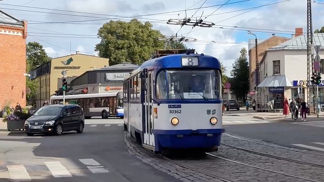 波罗的海花城 拉脱维亚里加市内有轨电车集合