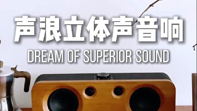 听见真实的声音！DOSS声浪竹木复古音响