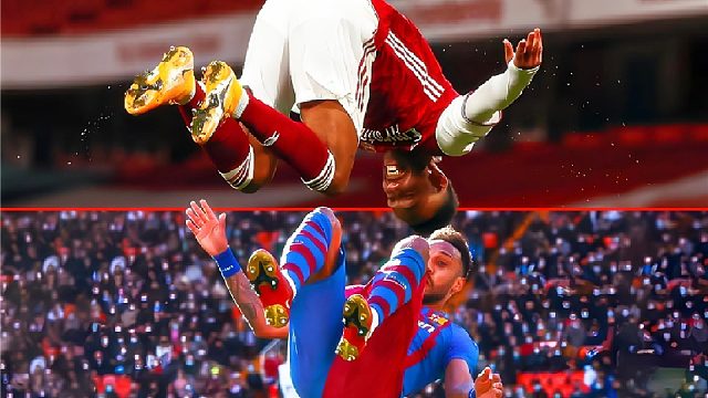 接着奏乐接着舞！奥巴梅杨空翻庆祝，主帅哈维举手膜拜