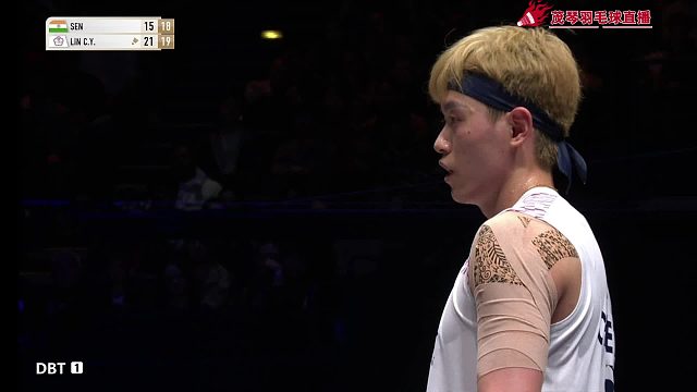 恭喜中国台北林俊易获得全英羽毛球公开赛男单冠军