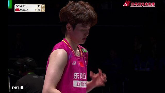 全英羽毛球决赛女单王祉怡夺得女单冠军精彩球