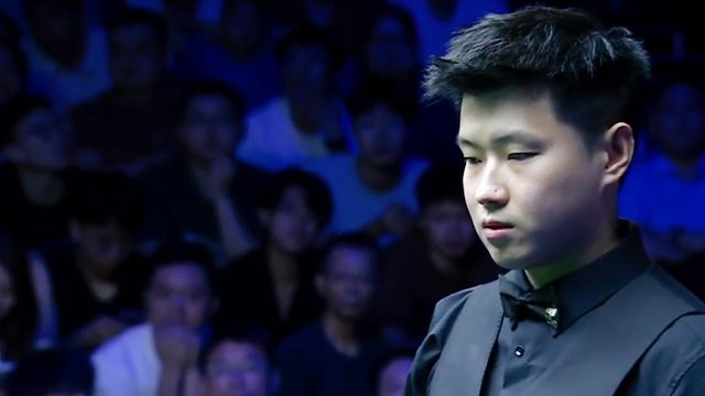 赵心童不可思议进攻，极限中袋组合球打懵塞尔比，狂轰140分！