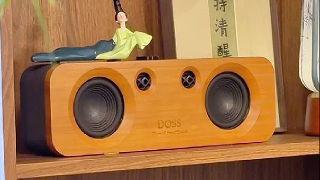 好音质，从此刻入耳！DOSS声浪竹木复古音响
