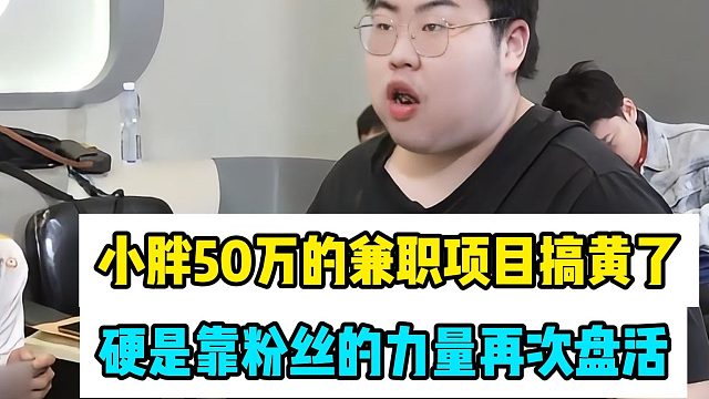 狼队小胖50万的兼职项目搞黄了？硬是依靠粉丝的力量又把项目盘活了