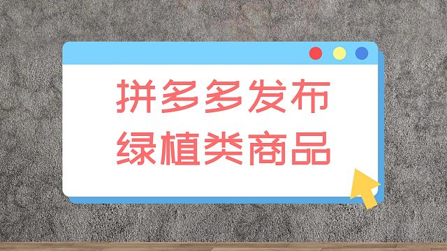 上架仿真绿植类商品到拼多多