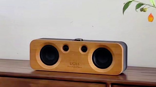 有声有色，才是生活！DOSS声浪竹木复古音响