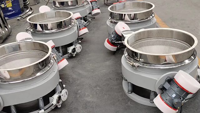 红曲米粉除杂圆筛  硅酸锆振动分目筛