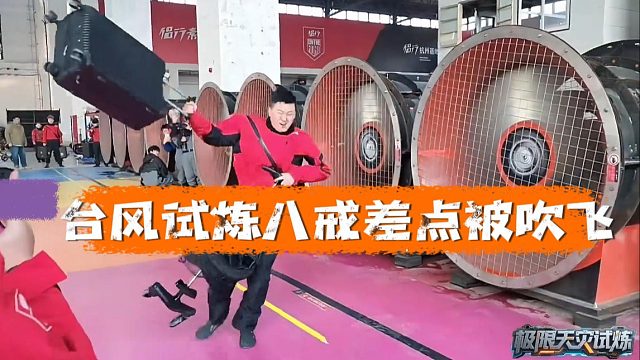 台风试炼八戒差点被吹飞，这就是自然灾害的力量吗