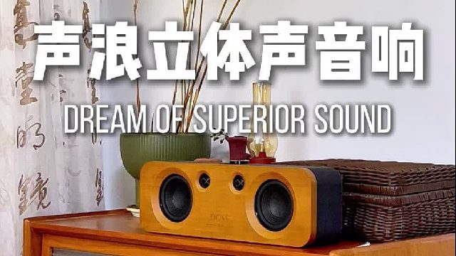 听声音，还得是原木音响！DOSS声浪竹木音响
