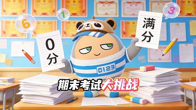 期末考试大挑战，来看看你们放假天数！