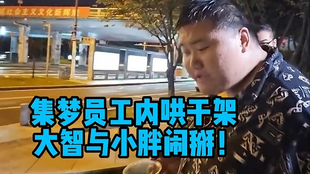 集梦员工内哄干架， 大智与小胖闹掰！