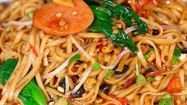 号称挂面之神的豆豉炒挂面，不爱吃挂面的一吃一个不吱声