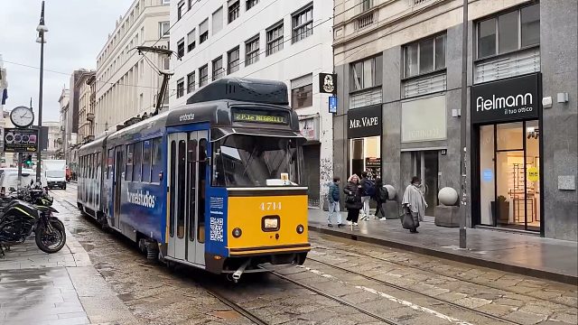 艺术与设计之都 意大利米兰市内有轨电车集合