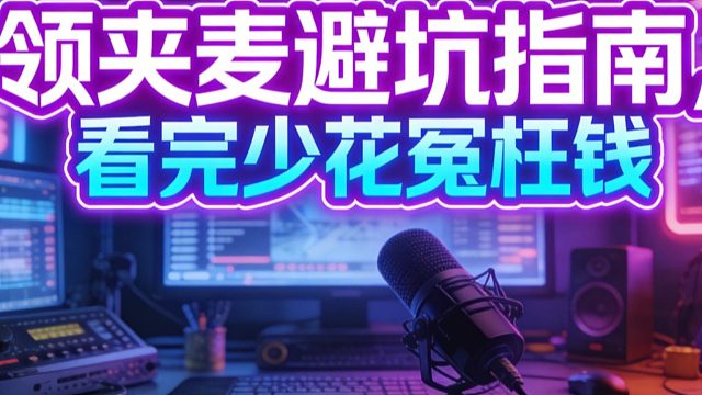 领夹麦选购指南｜5款机型全覆盖