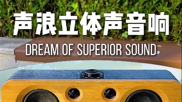 极简生活，从一台好音响开始！DOSS声浪原木音响