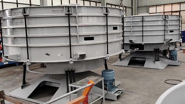 豆渣分目筛  多晶硅 绿碳化硅颗粒分选圆形摇摆筛