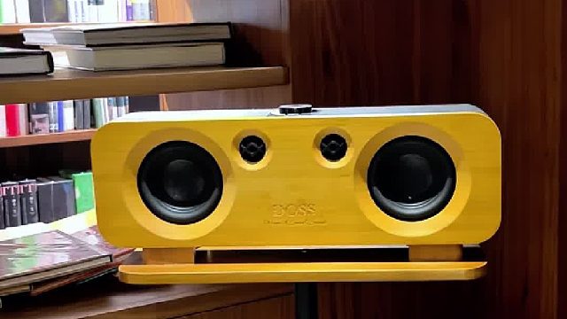 颜值高就算了，音质还这么顶！DOSS声浪原木音响