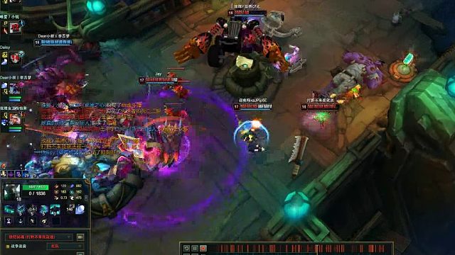 LOL海克斯大乱斗。无线循环往复铁男。越打血越多.越打法强越高.根本打不死