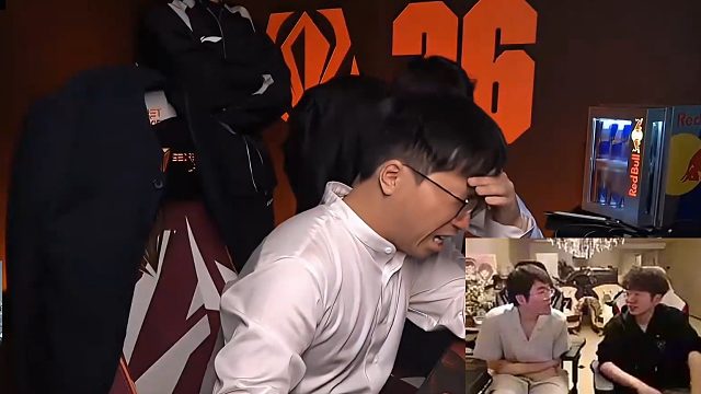 Tabe崩溃了！姿态看JDG打赢团战：龙被抢，tabe直接崩溃！