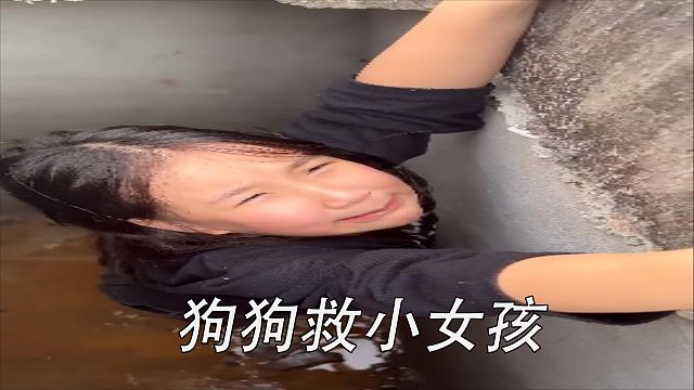 狗狗救小女孩