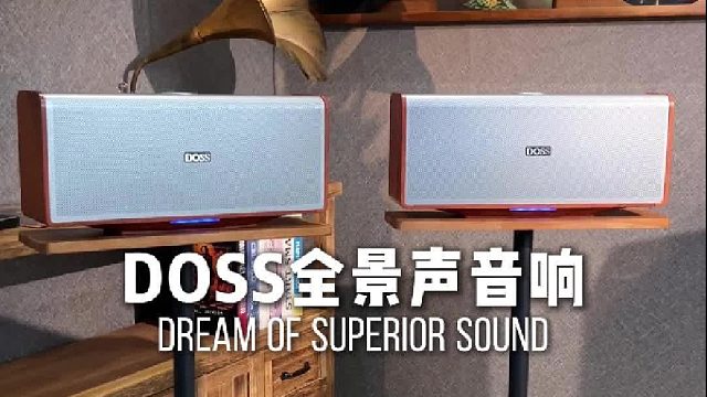 一耳朵惊艳！这音质我能听一天！DOSS魔砖MAX全景声组合音响