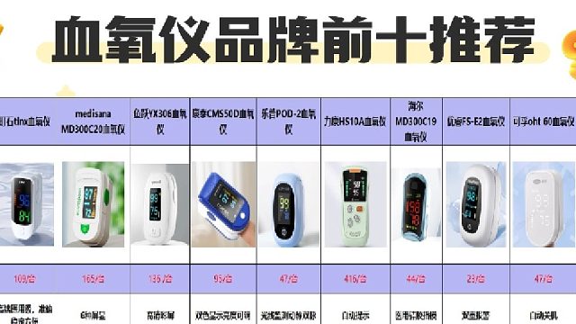 哪款血氧仪准度性价比高？国内十大品牌实力测评分享！