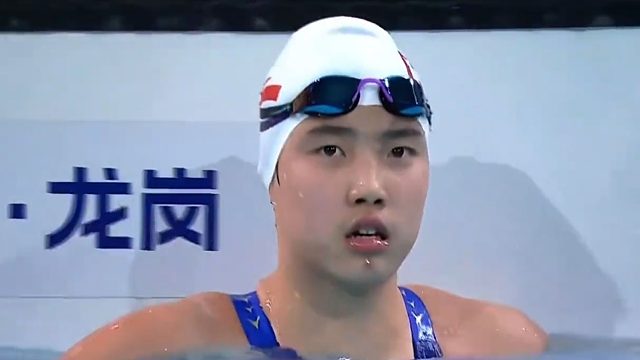 炸裂！13岁于子迪200米蝶泳狂飙夺冠，中国游泳天才横空出世