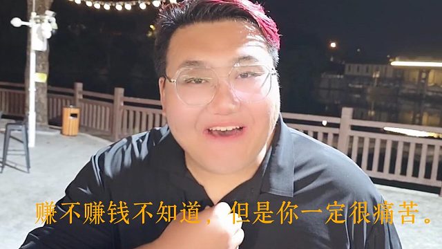 赚不赚钱不知道但是你一定很痛苦。