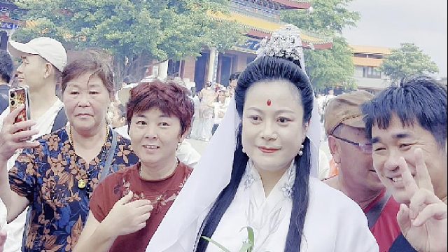 入我梦中来，东莞观音山与您相约，欣然前行！