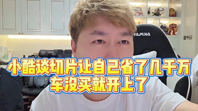 【小小小酷哥】小酷谈切片让自己省了几千万，车没买就开上了