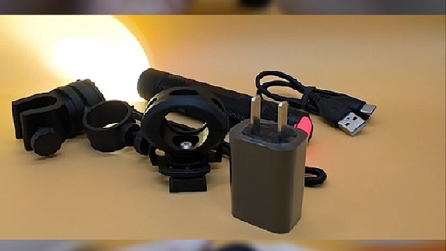 微型强光电筒FD-FBP240/JW7307A消防员照明灯具LCD屏蓝牙连接3W