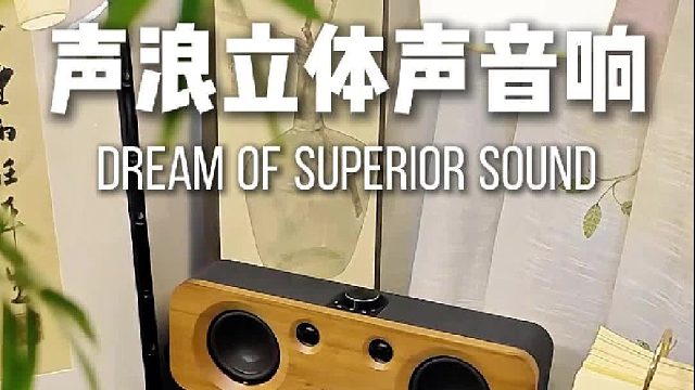 卧室轻音，温柔陪伴！DOSS声浪原木音响