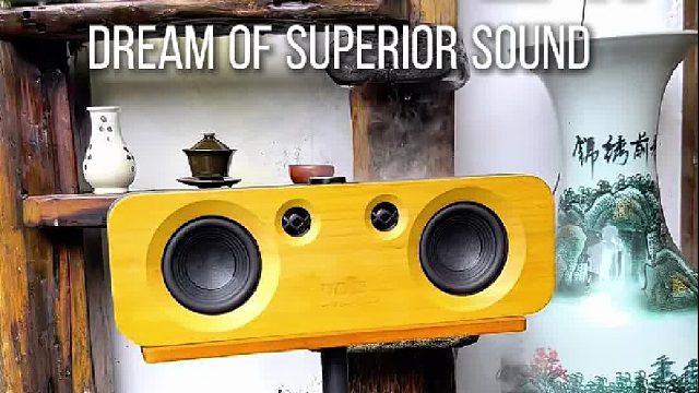 一开声就被惊艳到！DOSS声浪原木音响