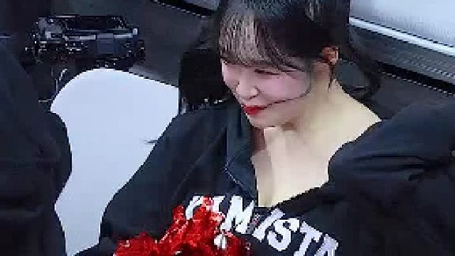 颜值担当李京敏啦啦队长精彩瞬间