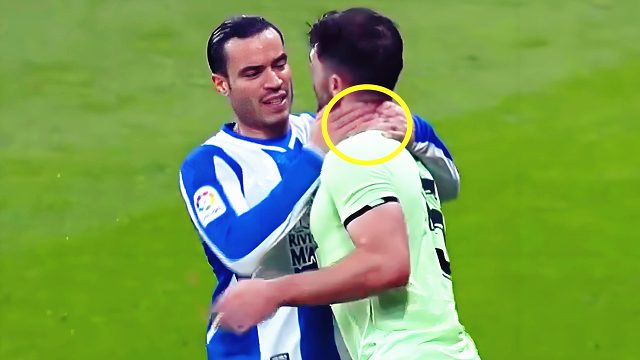 暴脾气！武磊前队友报复顶人染红，西班牙人主帅看愣住了