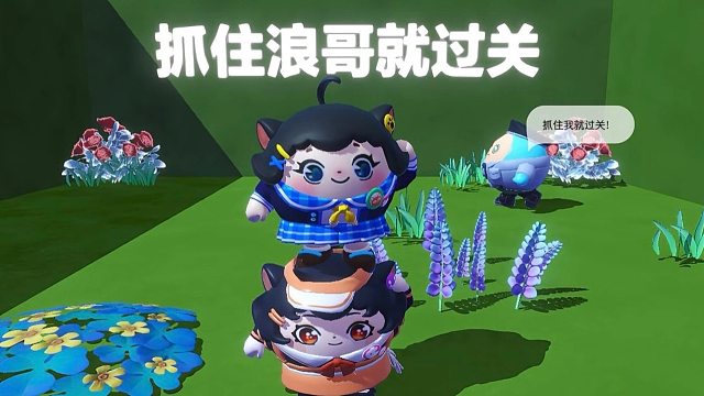 诶嘿，抓住浪哥就过关
