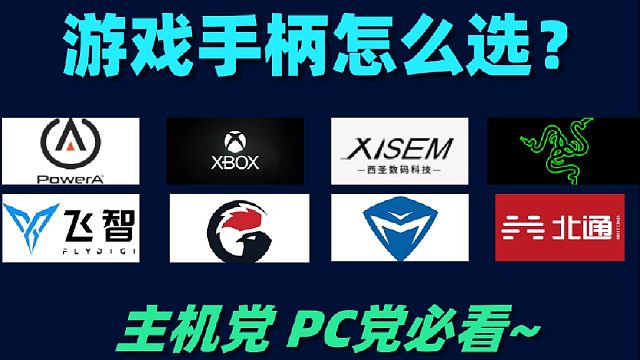 【百元游戏手柄评测来了】超高性价比游戏手柄推荐，手柄怎么选看这一个视频就够了！！
