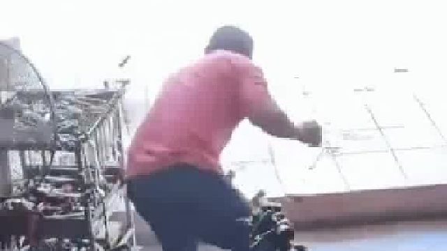 赶走就可以了，干嘛打它？