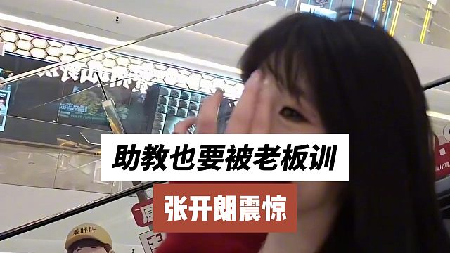 助教也要被老板训？张开朗震惊