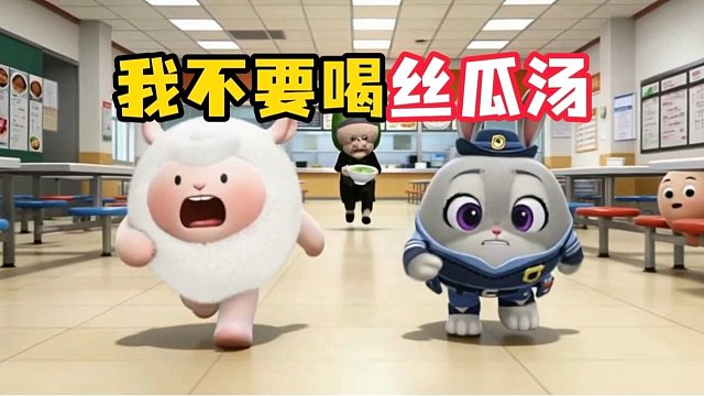食堂阿姨黑化了！非要我喝丝瓜汤
