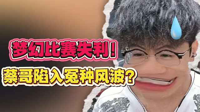 梦幻比赛失利！蔡哥陷入冤种风波？