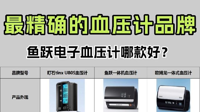 高性价比电子血压计哪个比较精准？平价耐用款精准型号推荐！