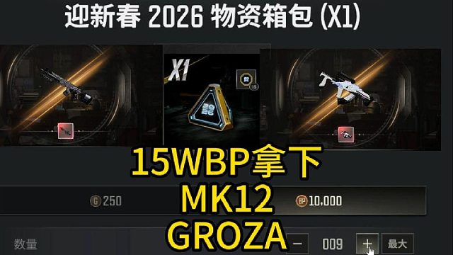 当我用BP拿下MK12和GROZA！