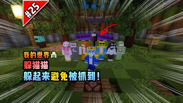 我的世界躲猫猫：躲起来避免被抓到！
