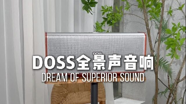 一眼心动的居家音响！DOSS全景声组合音响