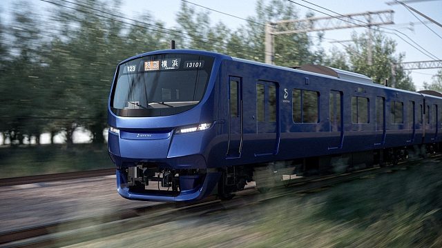 相模电铁13000系登场 相铁线多种车型高速过站集合