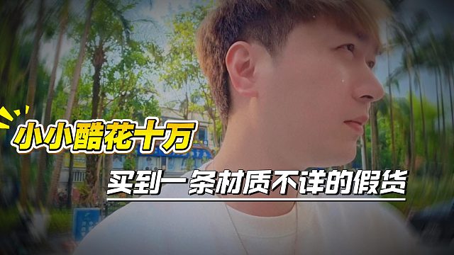 小小酷花10万买的项链，今天发现是假货材质不详